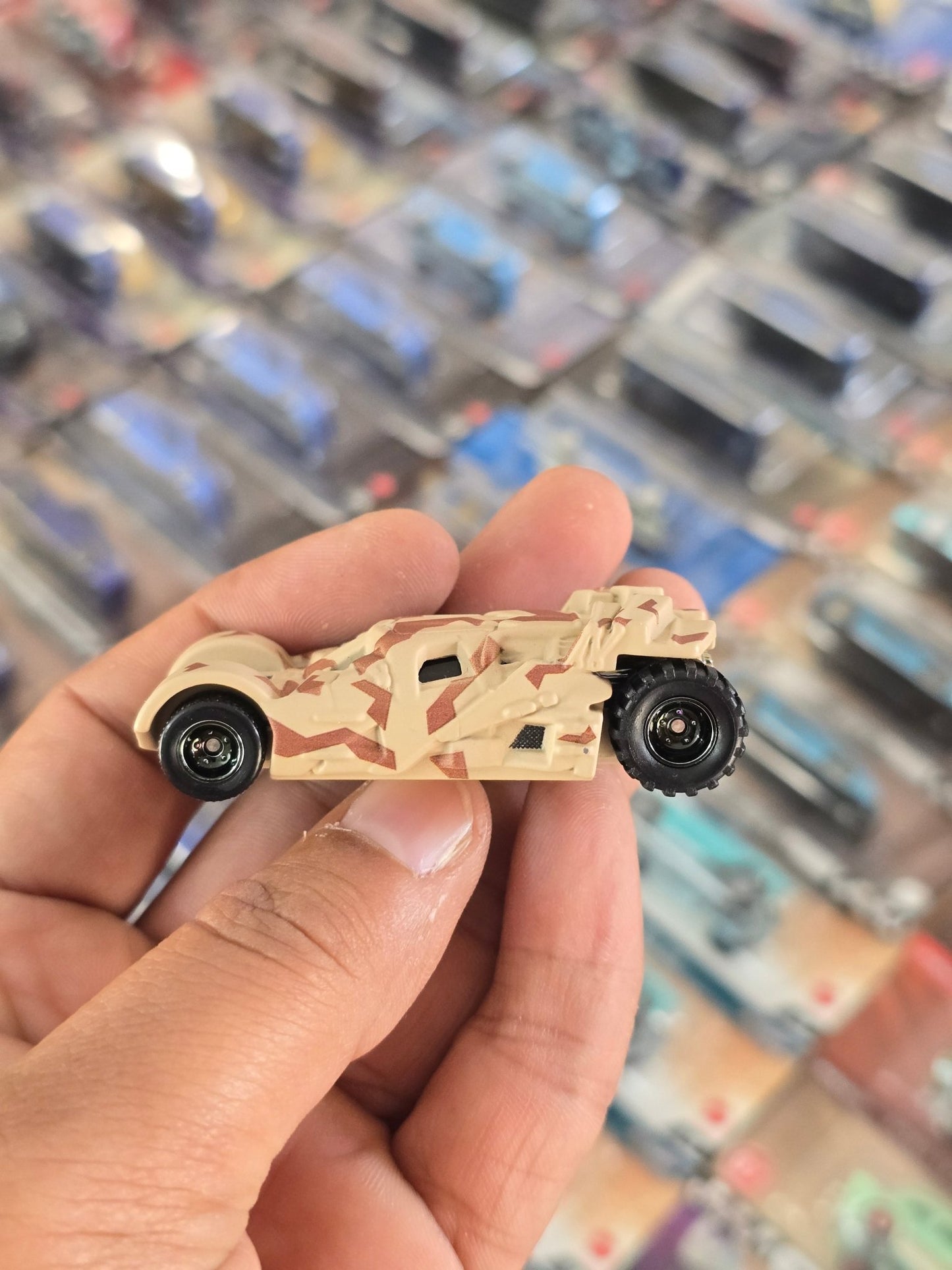 Premium Hot Wheels The Dark Knight Batmobile (Uncarded) - Kinder Logs