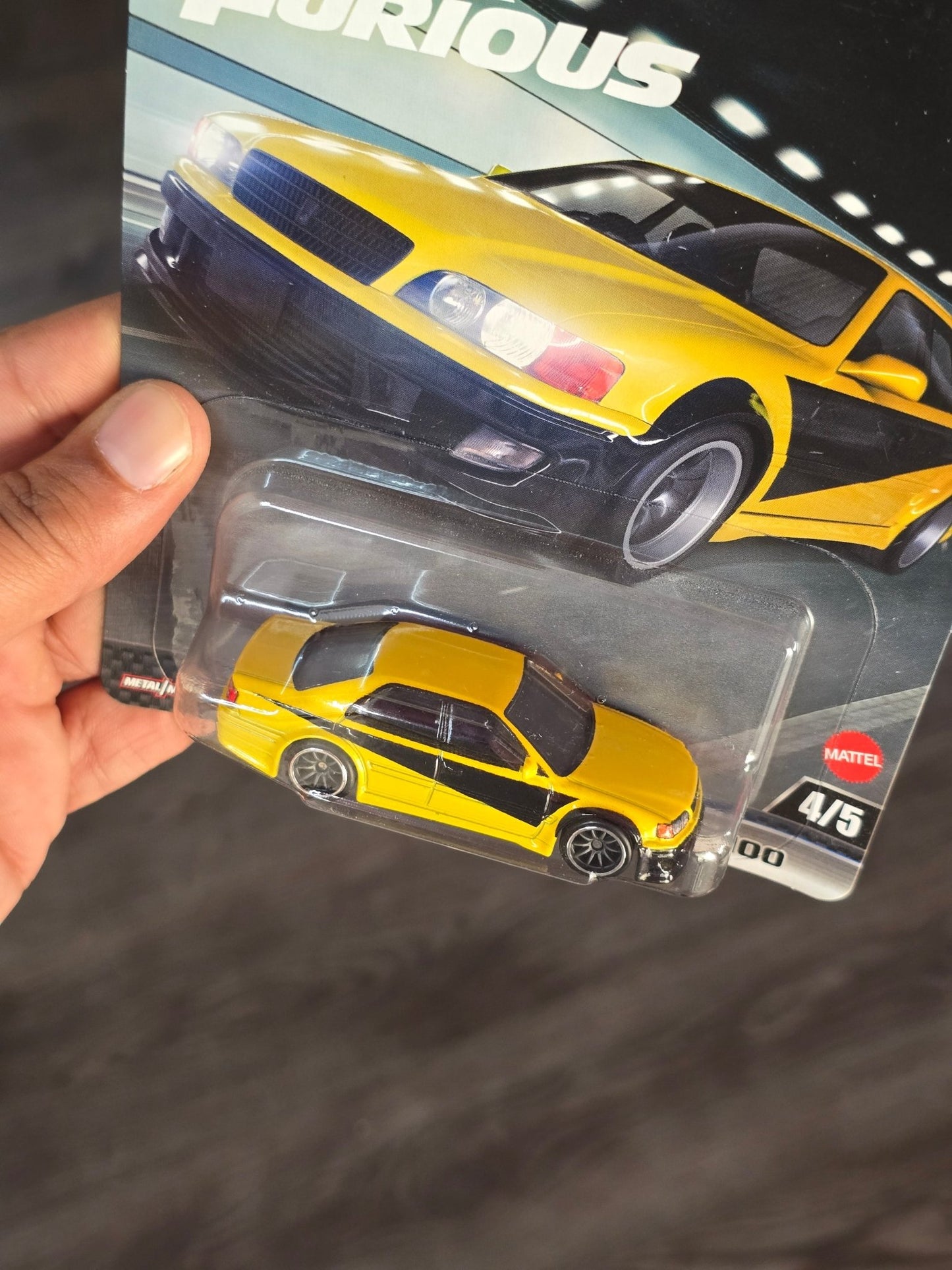 Premium Hot Wheels Toyota Chaser JZX 100 - Fast & Furious (Imported) - Kinder Logs