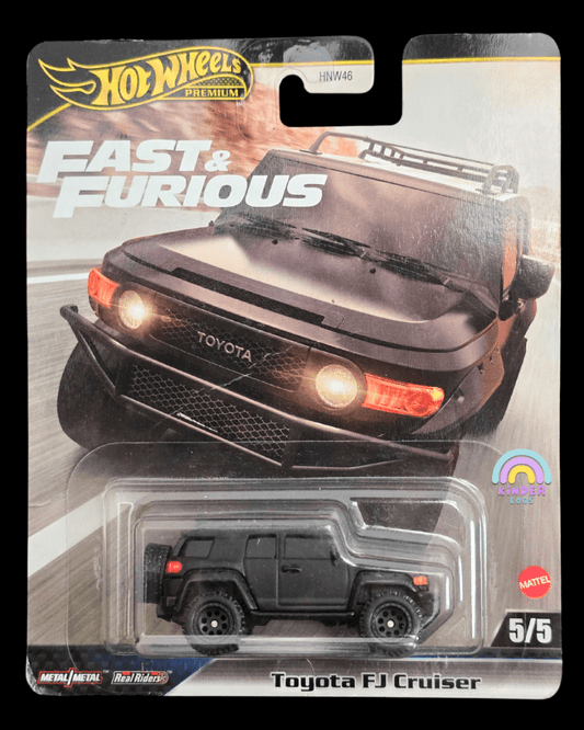 Premium Hot Wheels Toyota FJ Cruiser - Fast X Edition (Creased Card) - Kinder Logs