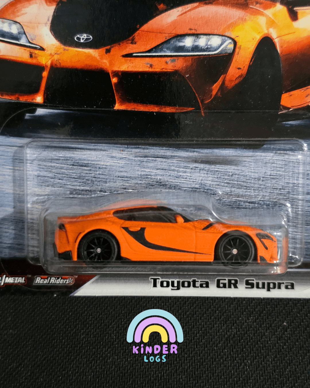 Premium Hot Wheels Toyota GR Supra - Fast & Furious (Fast Superstars) - Kinder Logs