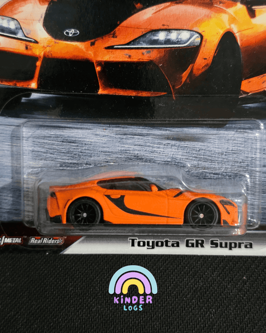 Premium Hot Wheels Toyota GR Supra - Fast & Furious (Fast Superstars) - Kinder Logs