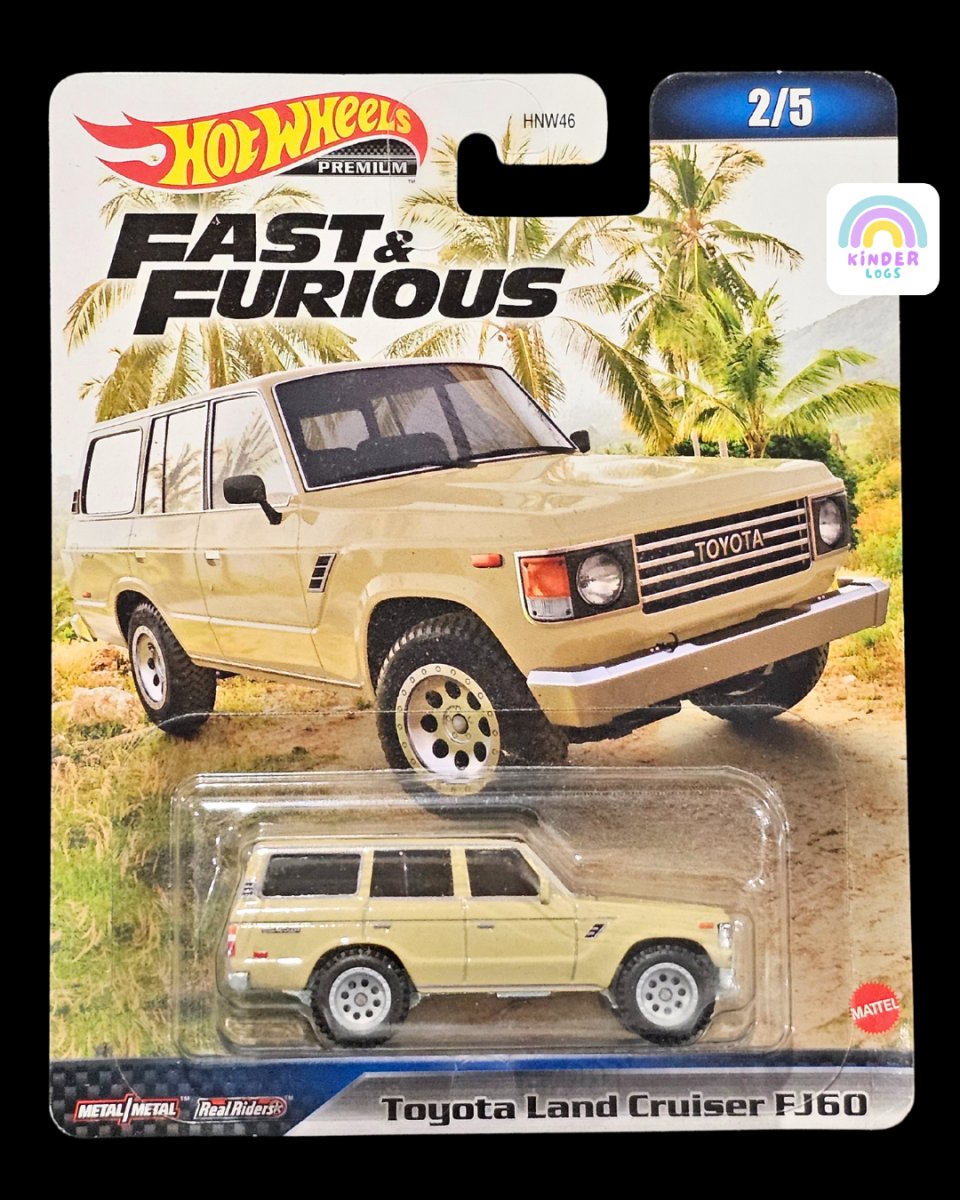 Premium Hot Wheels Toyota Land Cruiser FJ60 - Fast & Furious - Kinder Logs