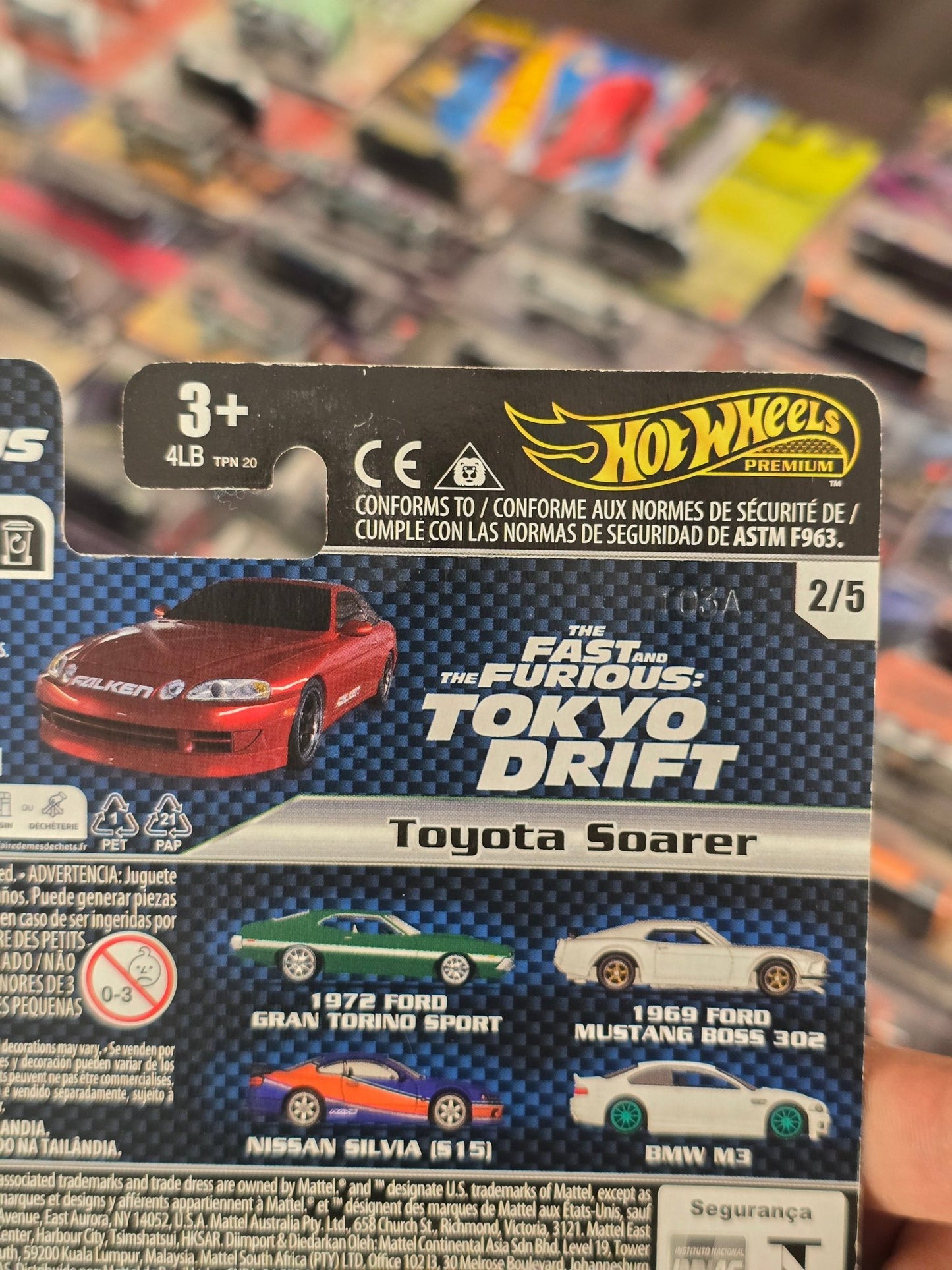 Premium Hot Wheels Toyota Soarer - Fast & Furious (Imported) - Kinder Logs