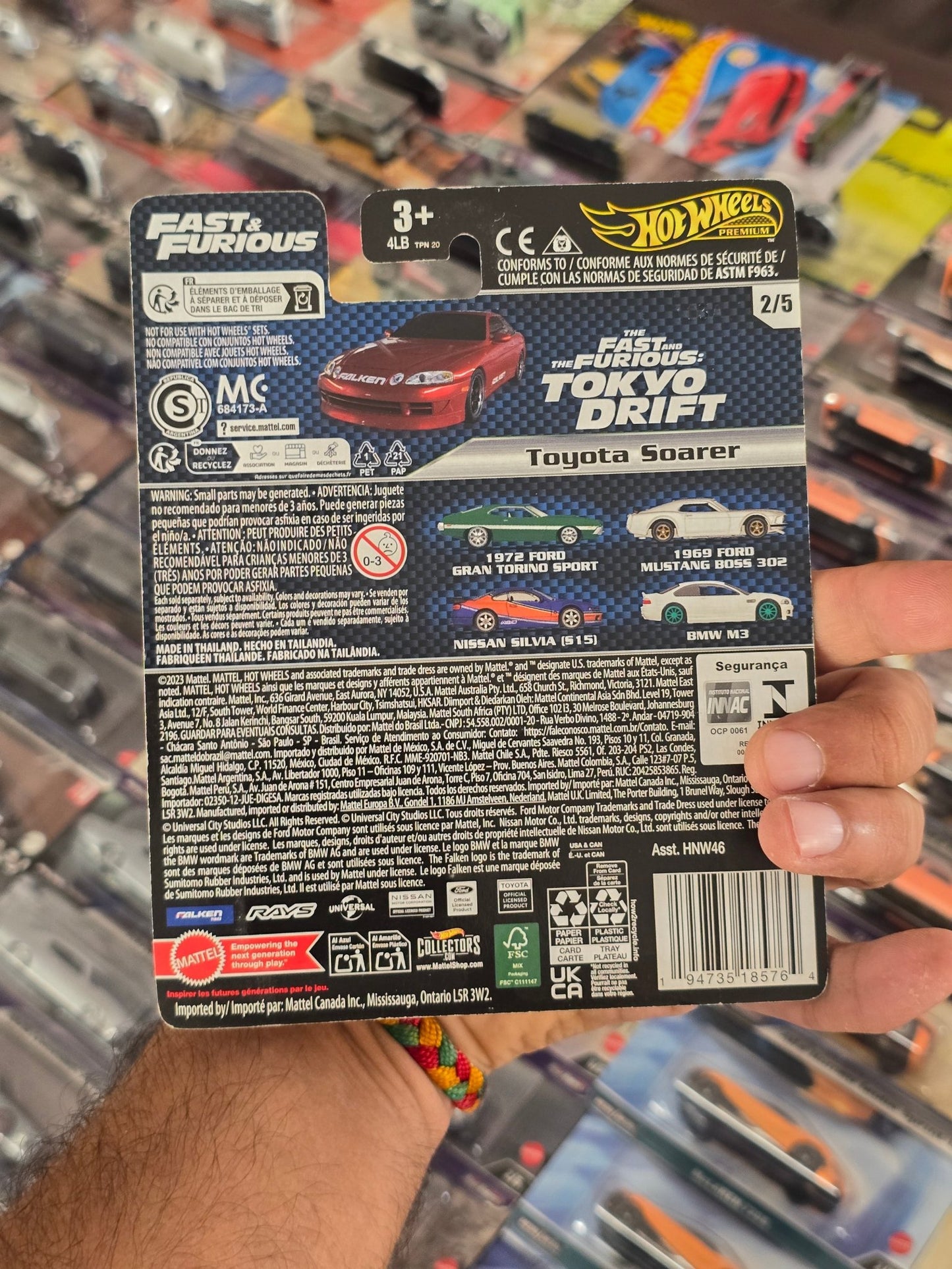 Premium Hot Wheels Toyota Soarer - Fast & Furious (Imported) - Kinder Logs