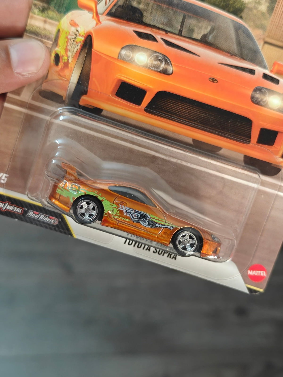 Premium Hot Wheels Toyota Supra - Fast & Furious 25 Years (Imported) - Kinder Logs