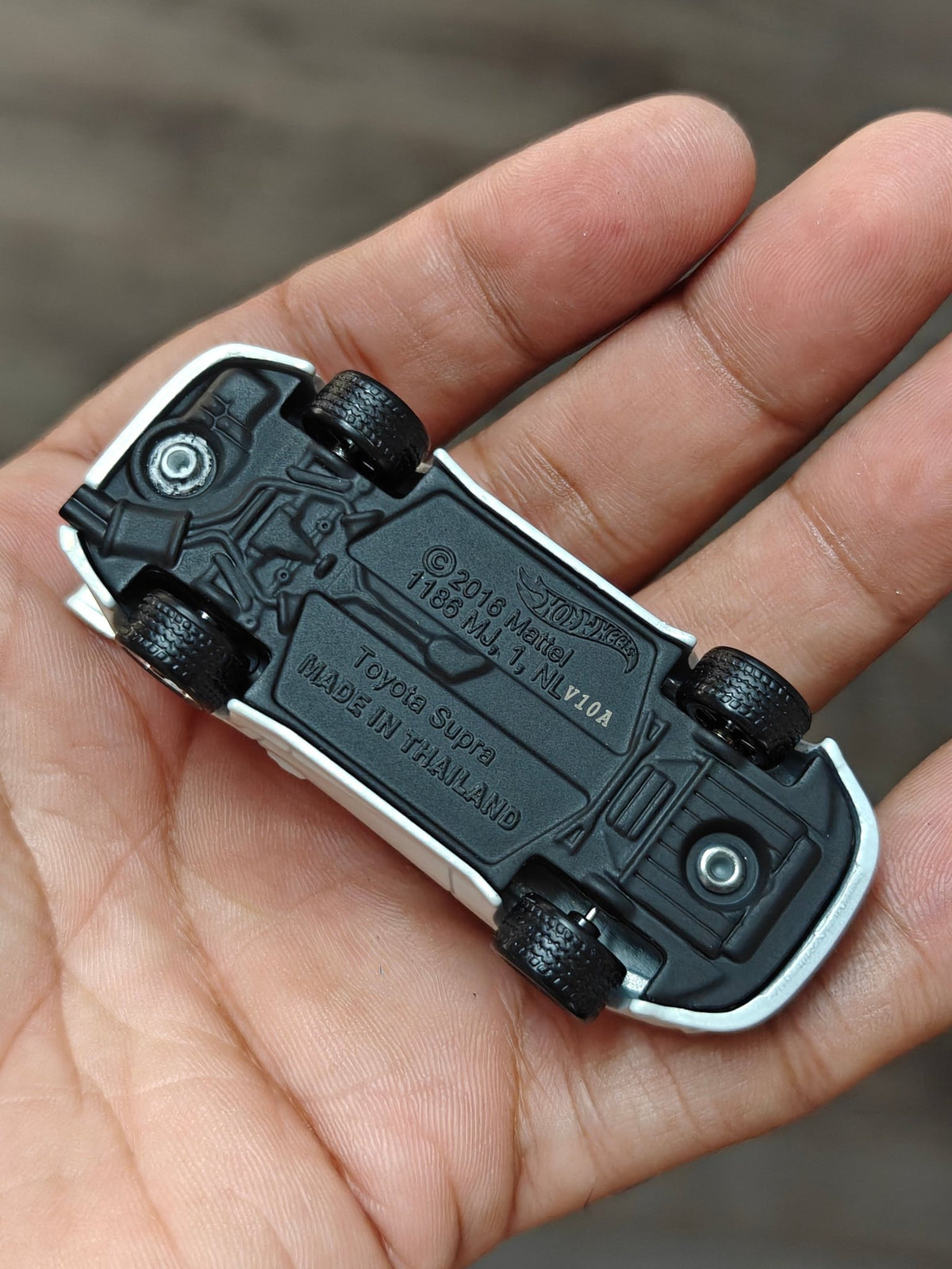 Premium Hot Wheels Toyota Supra With Chrome Wheels (Uncarded - New) - Kinder Logs