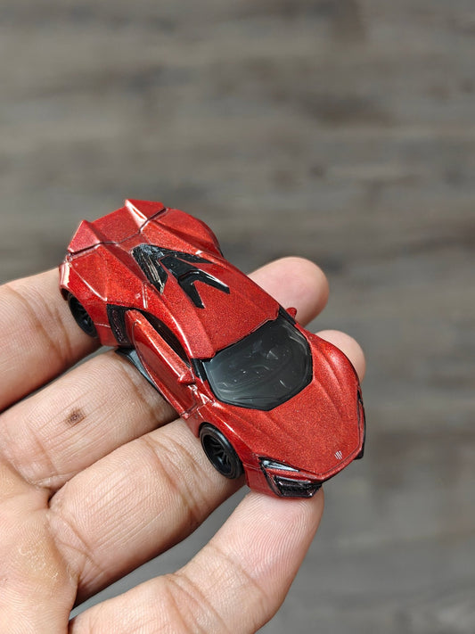 Premium Hot Wheels W Motors Lykan Hypersport - Red (Uncarded - New) - Kinder Logs