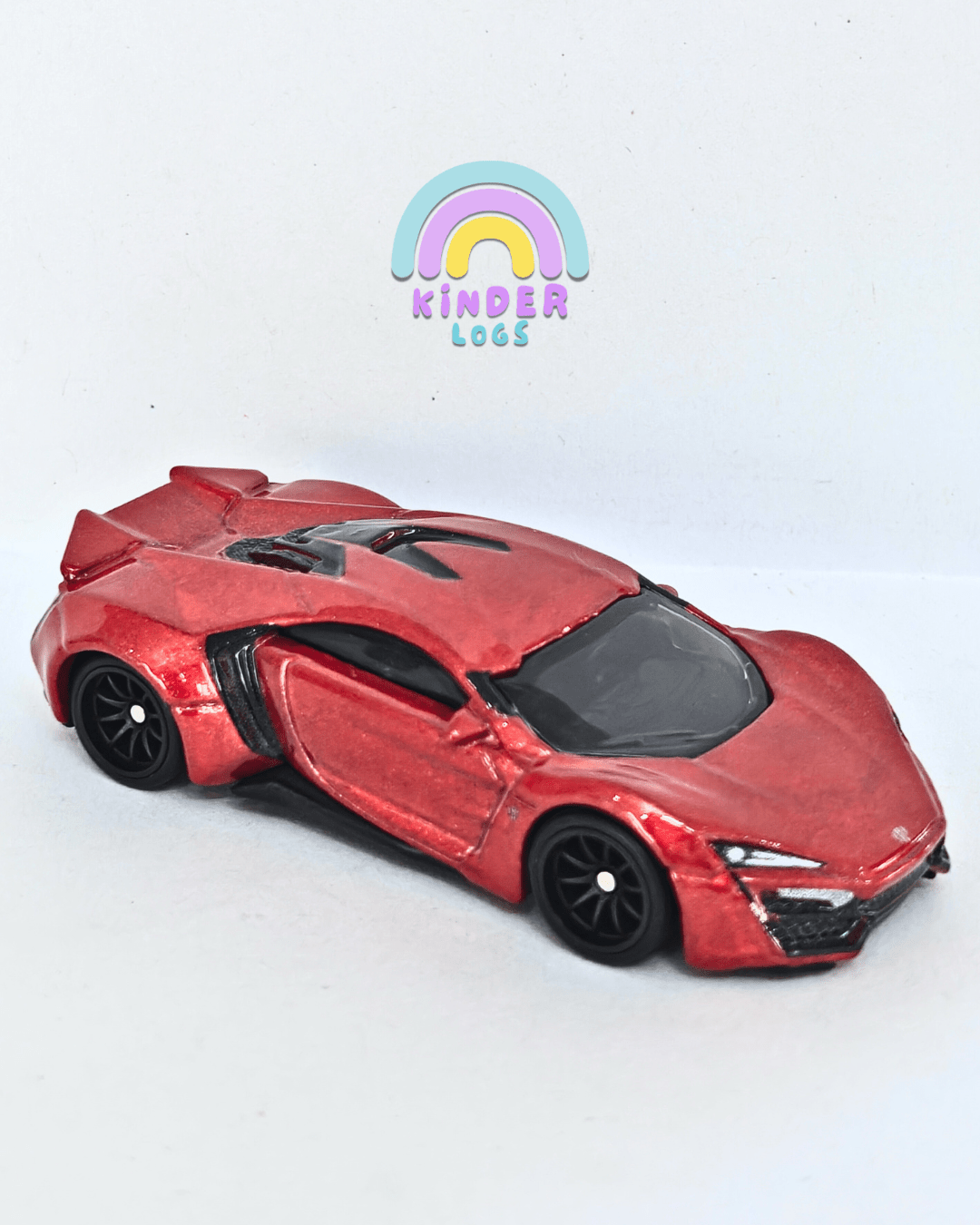 Premium Hot Wheels W Motors Lykan Hypersport - Red (Uncarded - New) - Kinder Logs