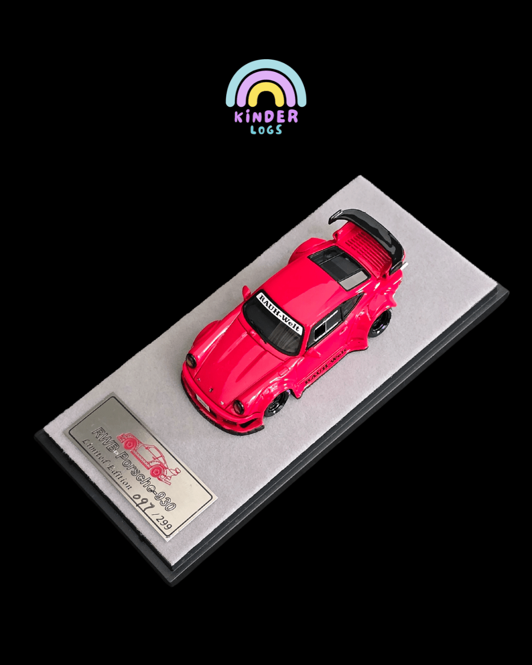 Qidian Porsche RWB 930 Premium Resin Model - Kinder Logs