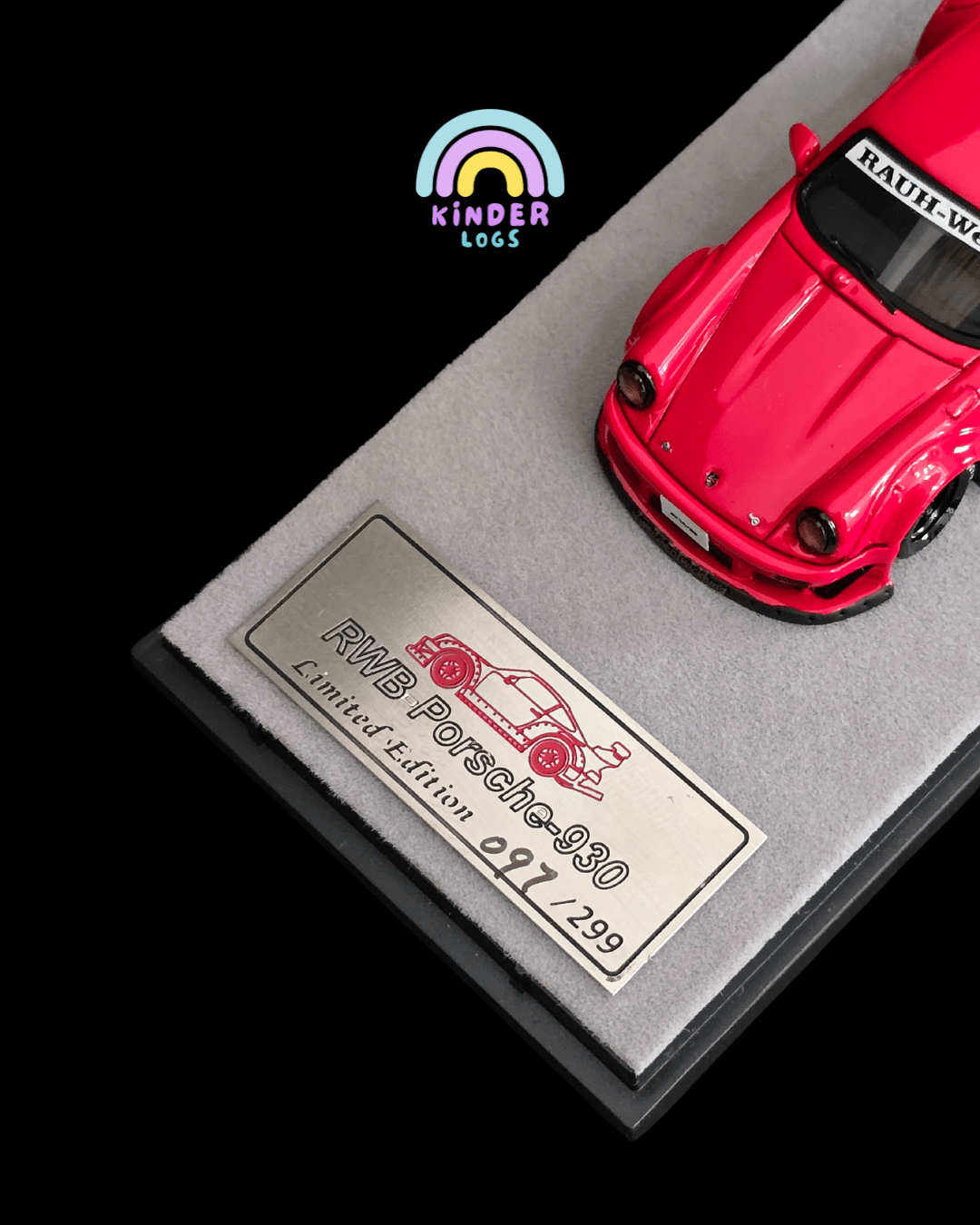 Qidian Porsche RWB 930 Premium Resin Model - Kinder Logs