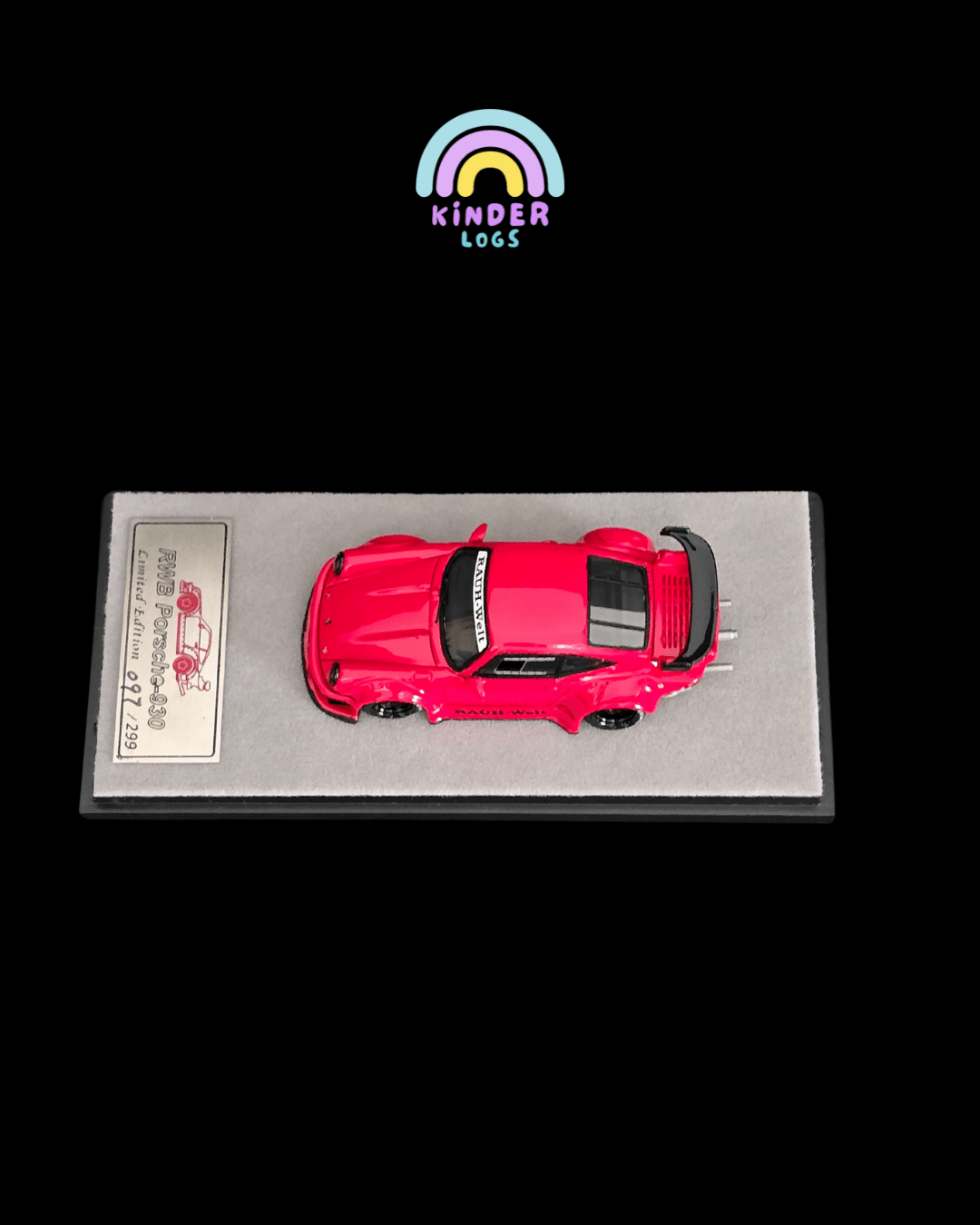 Qidian Porsche RWB 930 Premium Resin Model - Kinder Logs