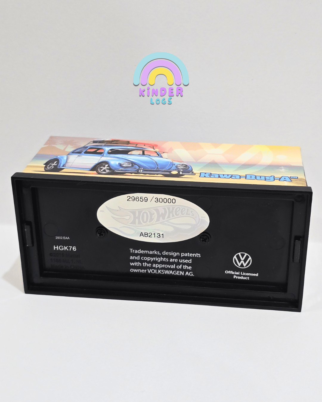 RLC Exclusive Hot Wheels "Kawa - Bug - A" 1949 VW Beetle (Aqua) - Kinder Logs
