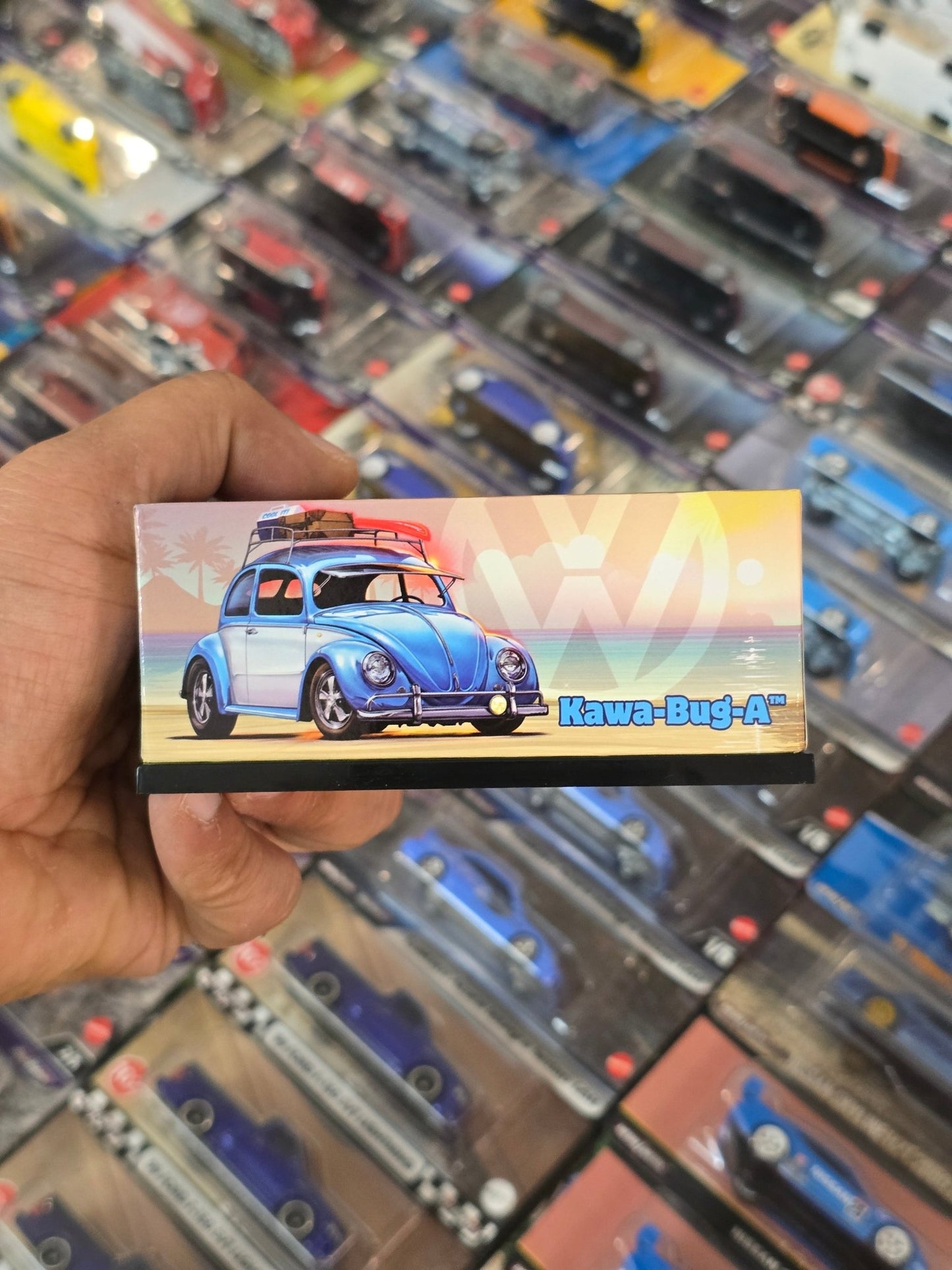 RLC Exclusive Hot Wheels "Kawa - Bug - A" 1949 VW Beetle (Aqua) - Kinder Logs