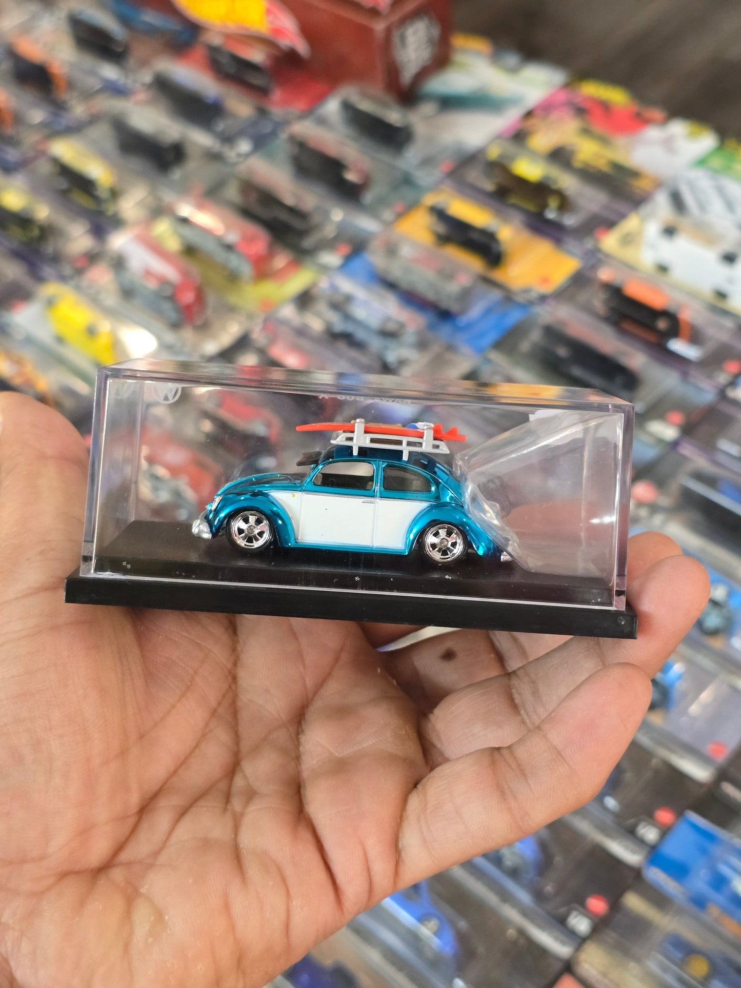 RLC Exclusive Hot Wheels "Kawa - Bug - A" 1949 VW Beetle (Aqua) - Kinder Logs