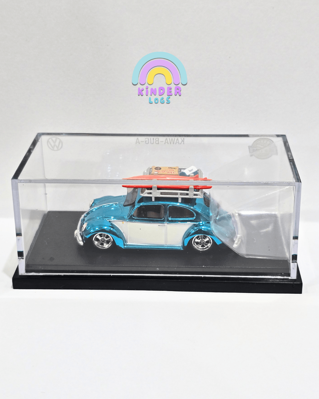 RLC Exclusive Hot Wheels "Kawa - Bug - A" 1949 VW Beetle (Aqua) - Kinder Logs