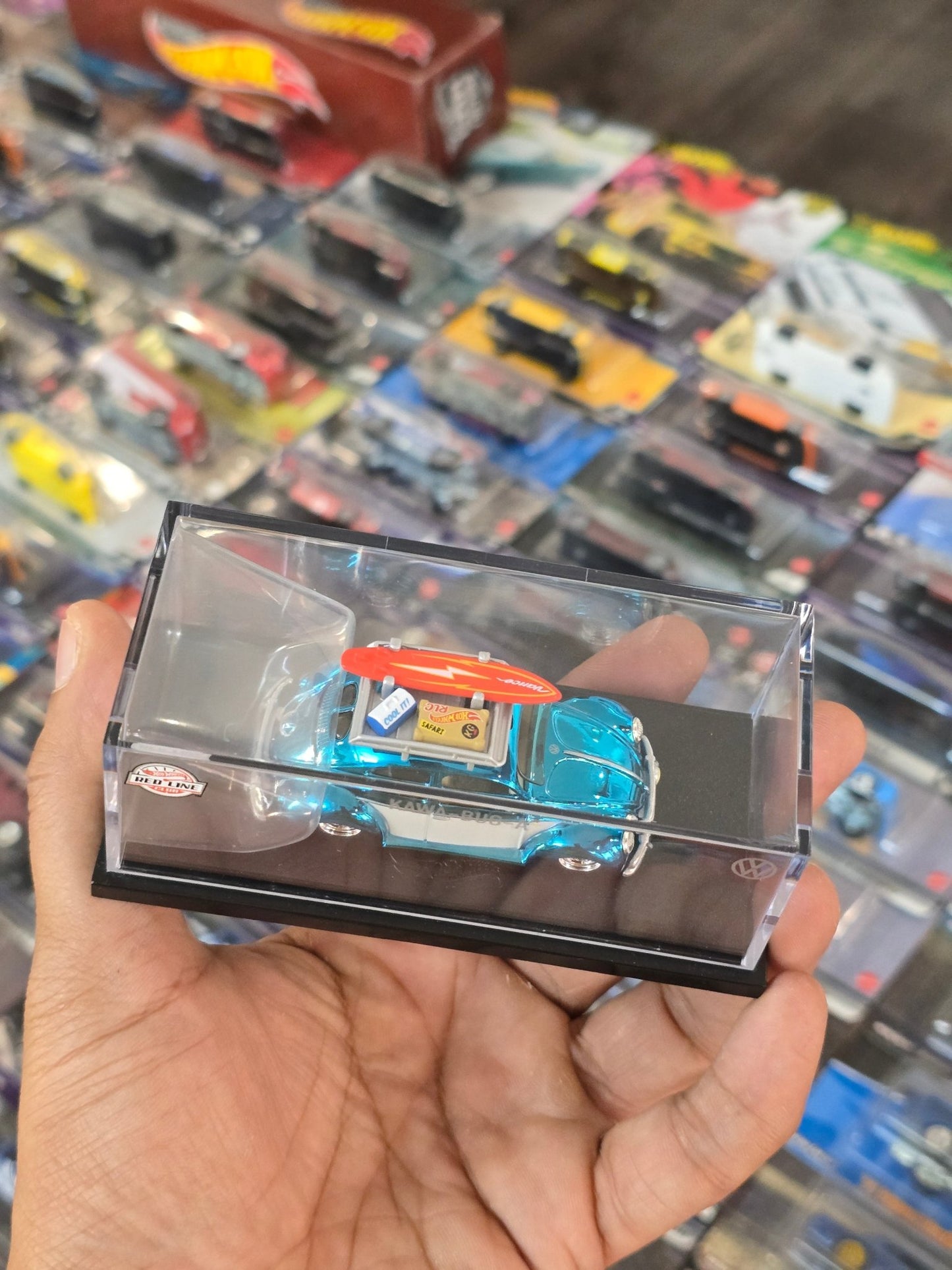 RLC Exclusive Hot Wheels "Kawa - Bug - A" 1949 VW Beetle (Aqua) - Kinder Logs
