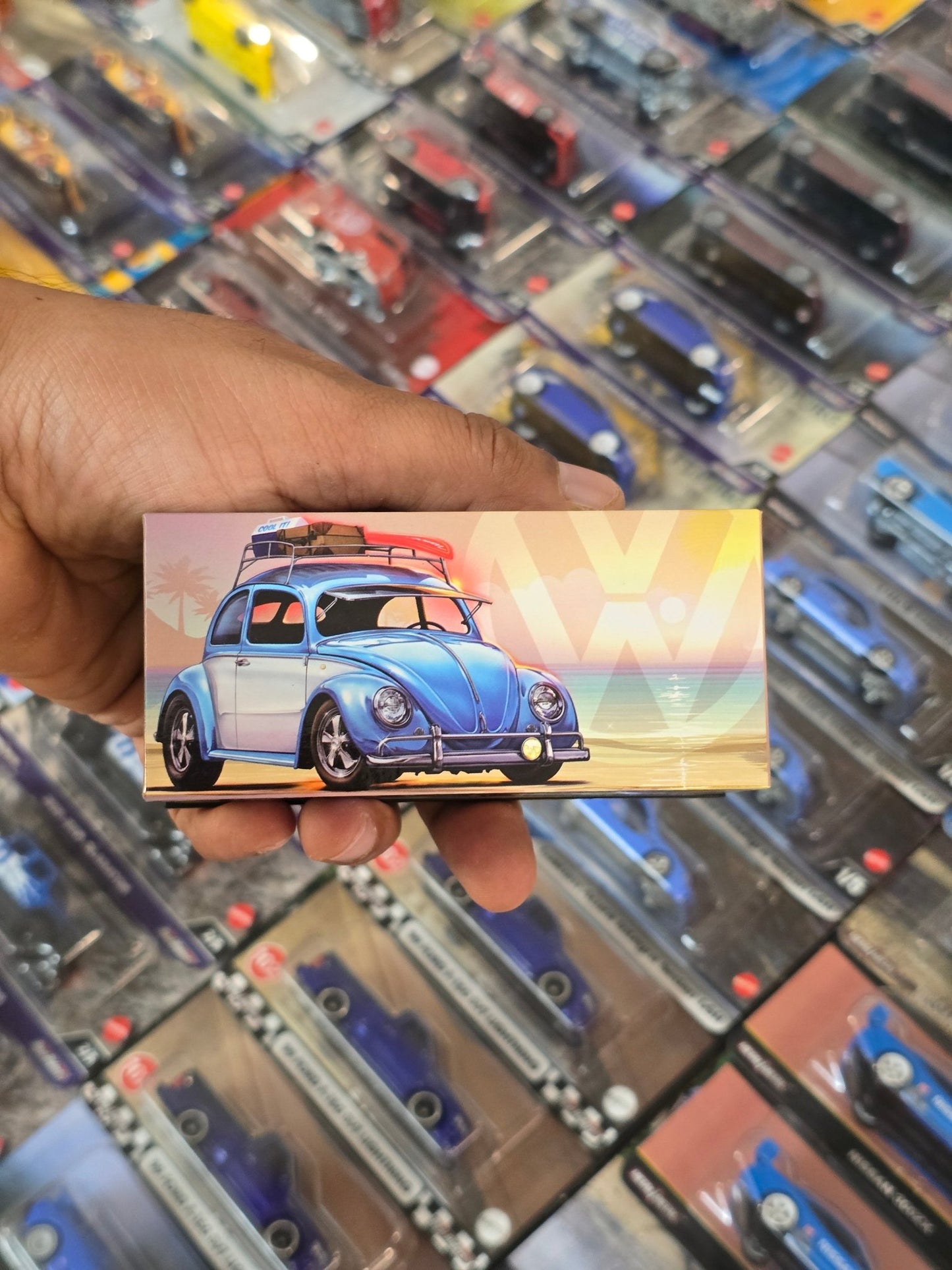 RLC Exclusive Hot Wheels "Kawa - Bug - A" 1949 VW Beetle (Aqua) - Kinder Logs