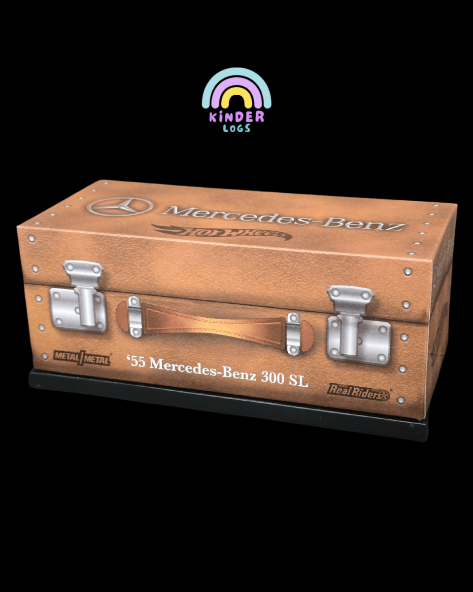 RLC Hot Wheels 1955 Mercedes - Benz 300 SL Special Edition (Silver Chrome) - Kinder Logs