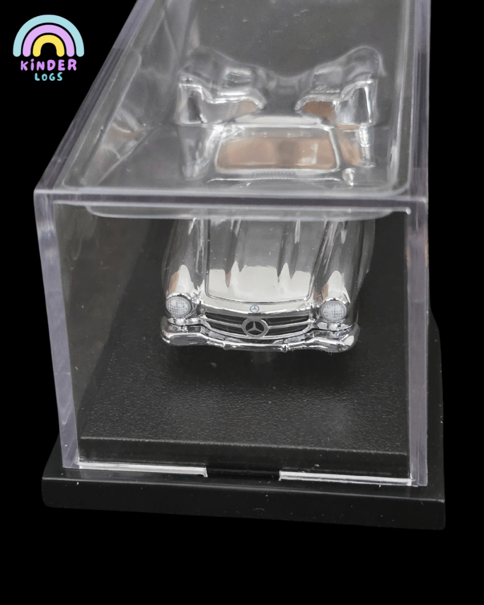 RLC Hot Wheels 1955 Mercedes - Benz 300 SL Special Edition (Silver Chrome) - Kinder Logs