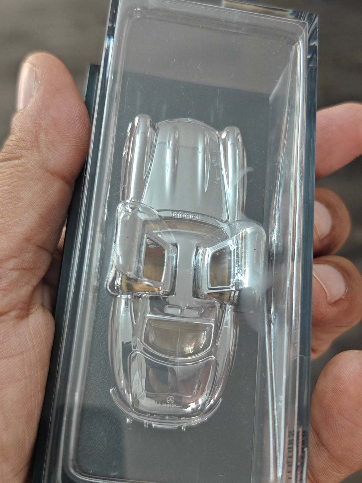 RLC Hot Wheels 1955 Mercedes-Benz 300 SL Special Edition (Silver Chrome) - Kinder Logs