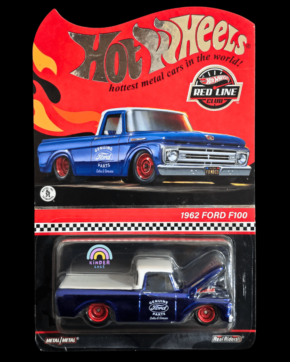 RLC Hot Wheels 1962 Ford F100 - Kinder Logs India RLC Hot Wheels 1962 Ford F100 - Kinder Logs India