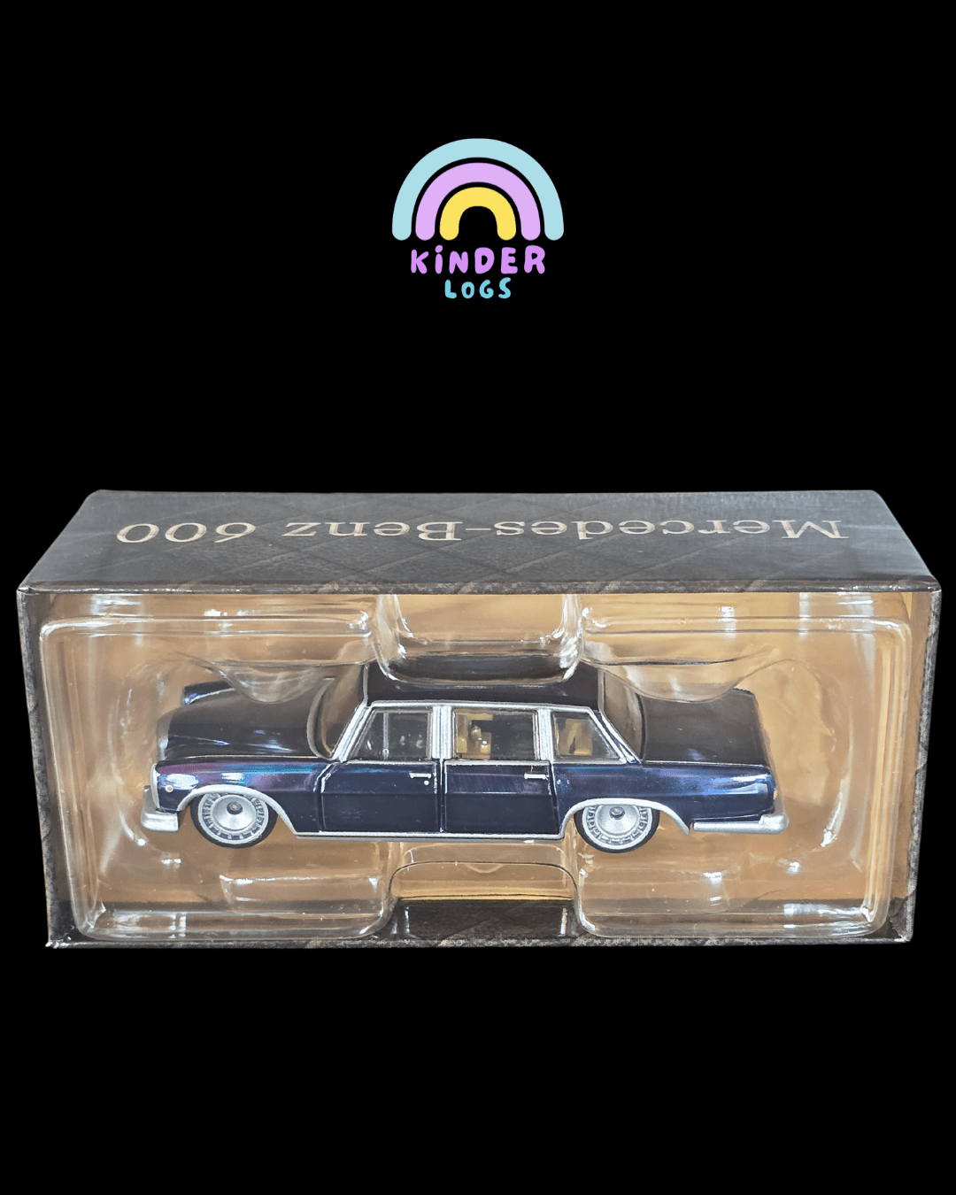 RLC Hot Wheels 1964 Mercedes - Benz 600 "Pullman" (Spectraflame Steel Blue) - Kinder Logs