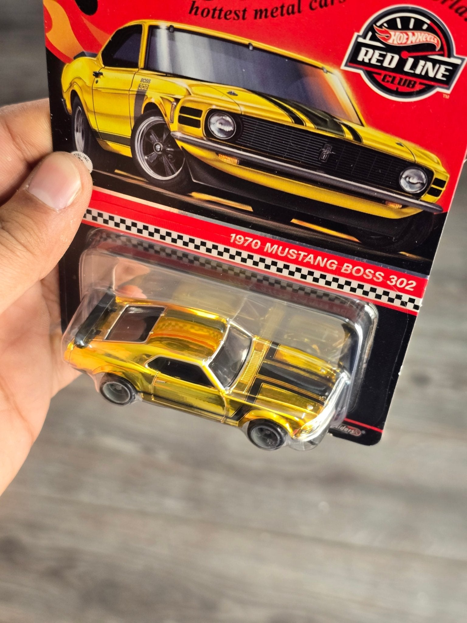 RLC Hot Wheels 1970 Ford Mustang Boss 302 - Kinder Logs