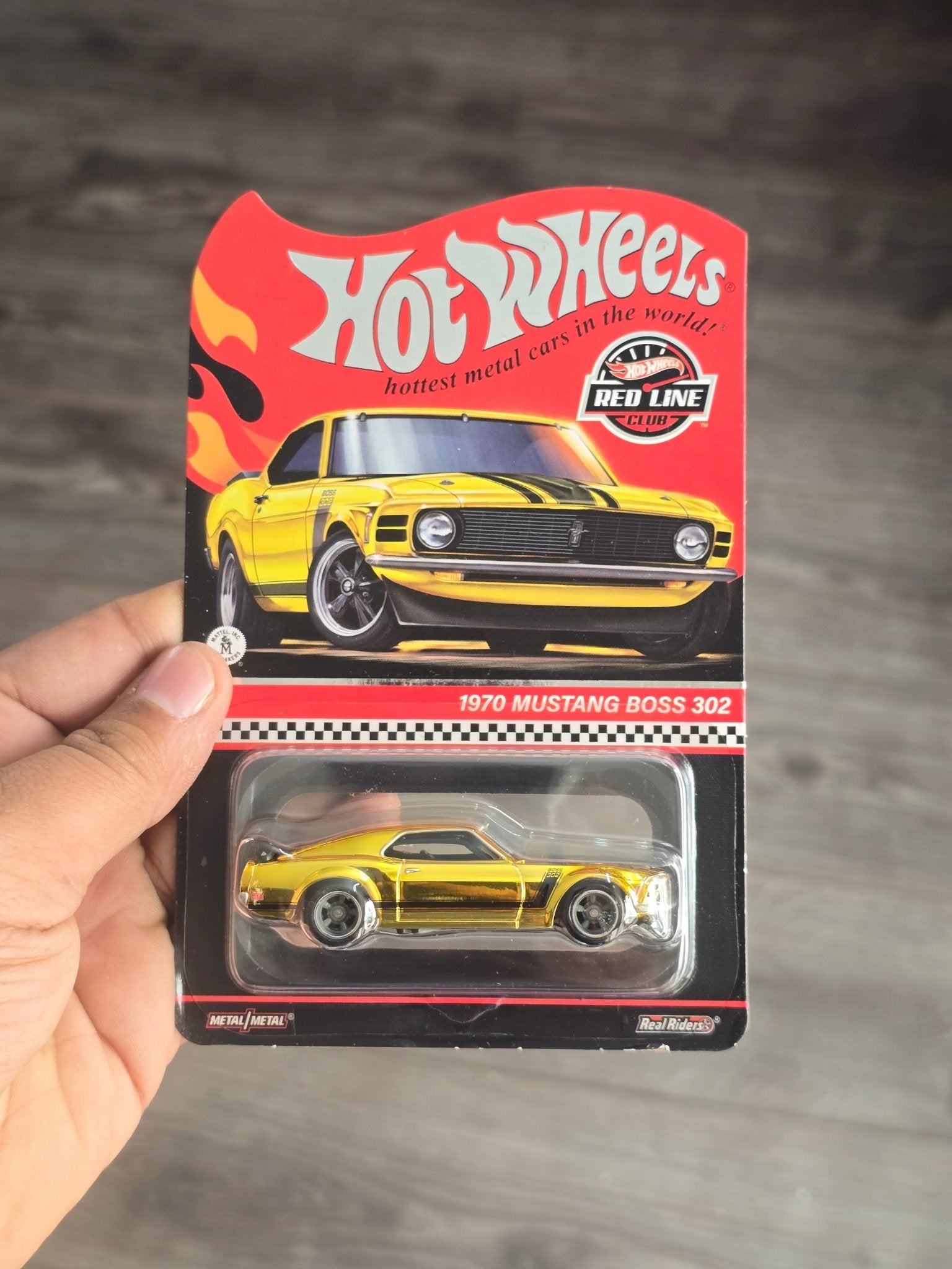 RLC Hot Wheels 1970 Ford Mustang Boss 302 - Kinder Logs