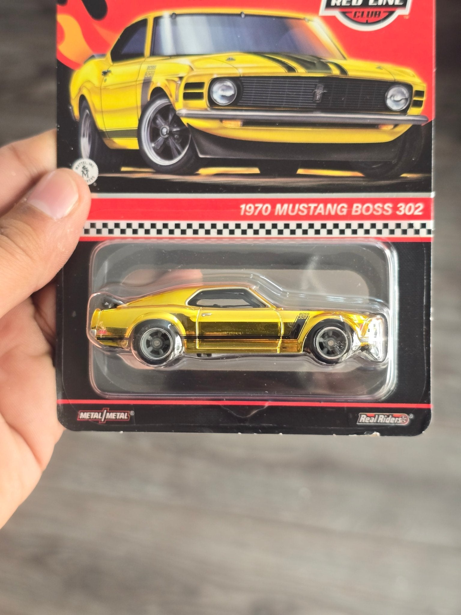 RLC Hot Wheels 1970 Ford Mustang Boss 302 - Kinder Logs
