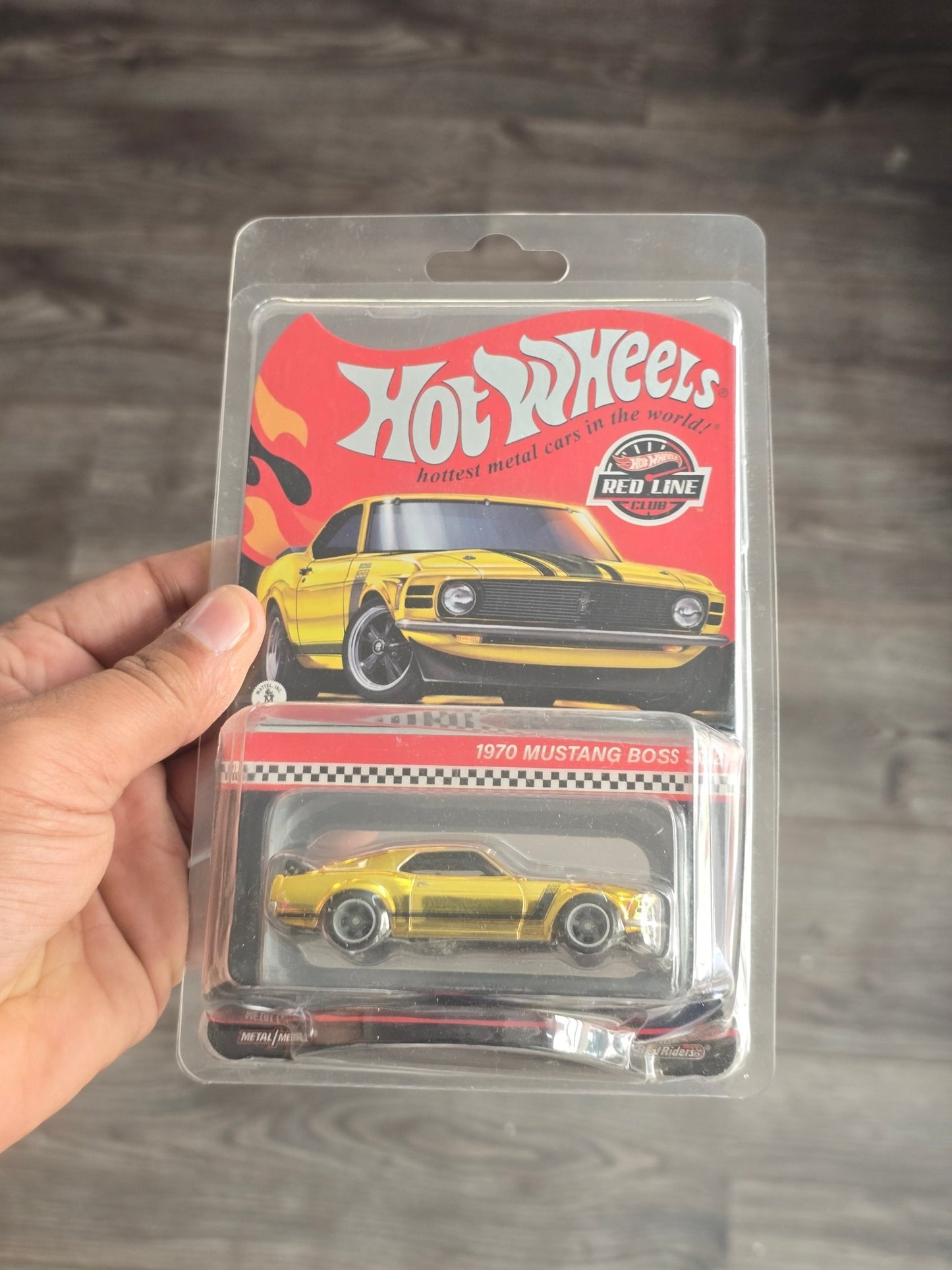 RLC Hot Wheels 1970 Ford Mustang Boss 302 - Kinder Logs