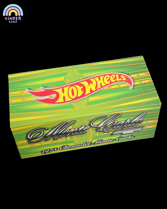 RLC Hot Wheels 1975 Chevrolet Monte Carlo (Spectraflame Antifreeze) - Kinder Logs