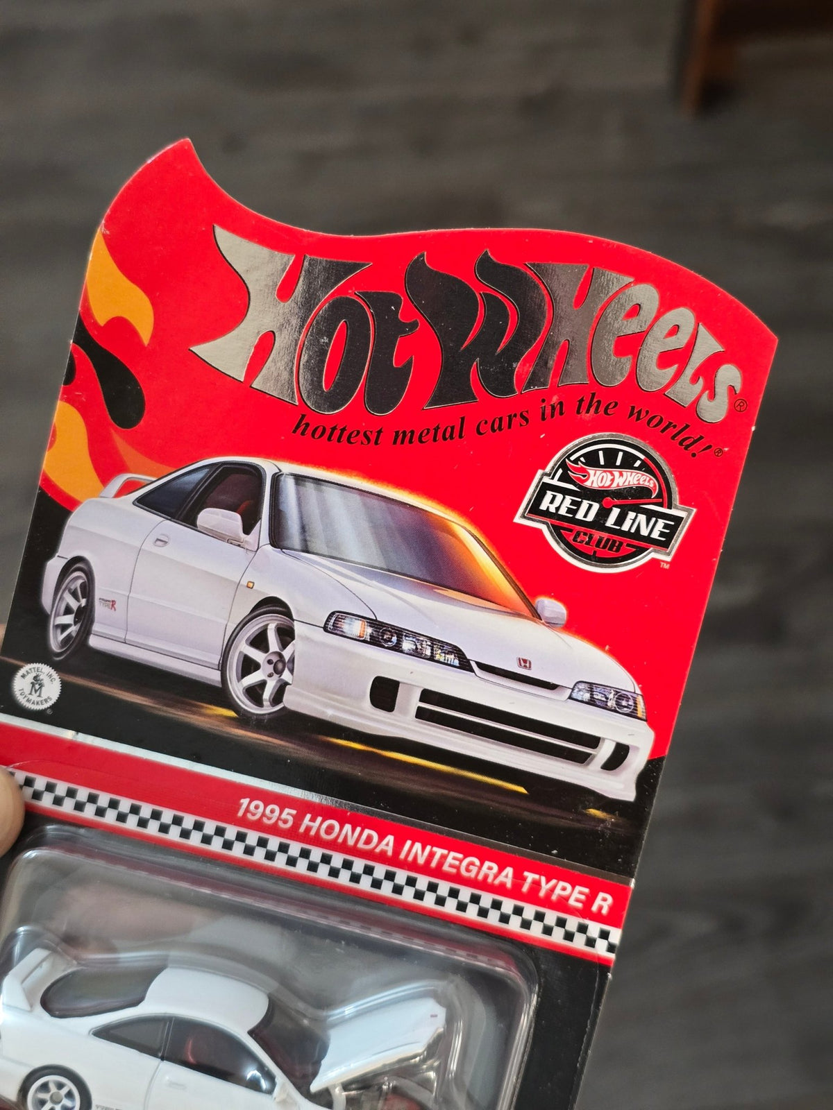 RLC Hot Wheels 1995 Honda Integra Type R (White) - Kinder Logs