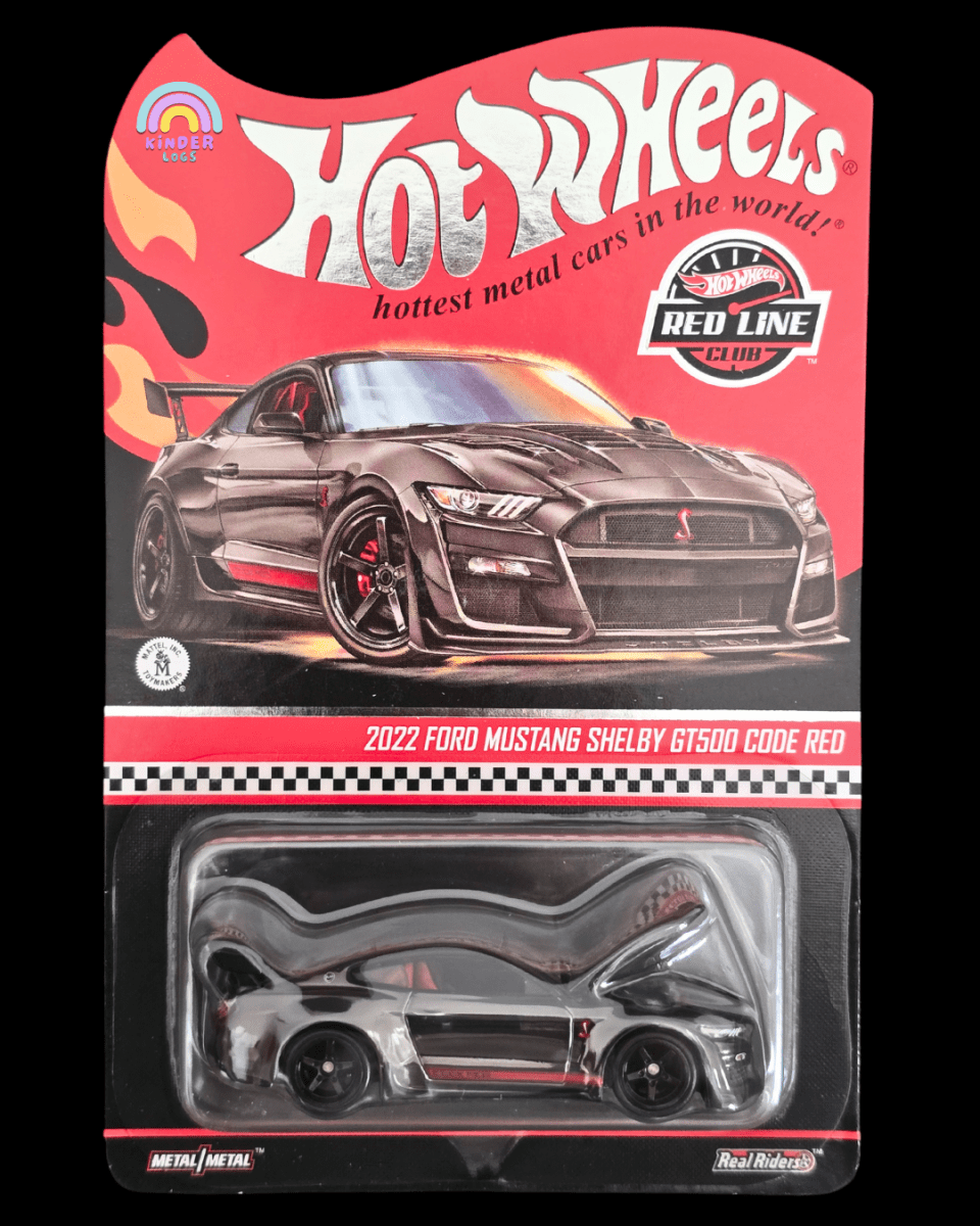 RLC Hot Wheels 2022 Ford Mustang Shelby GT500 Code Red - Kinder Logs