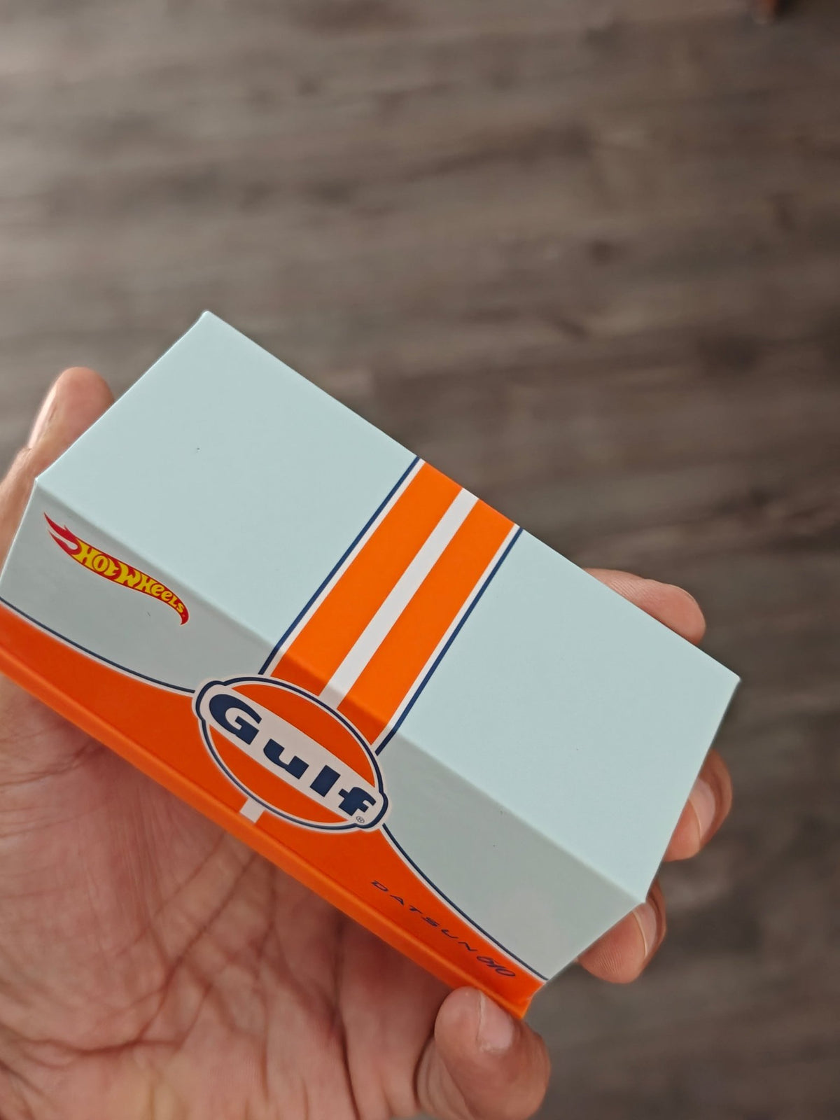 RLC Hot Wheels Datsun 510 Gulf Edition (Blue-Orange) - Kinder Logs