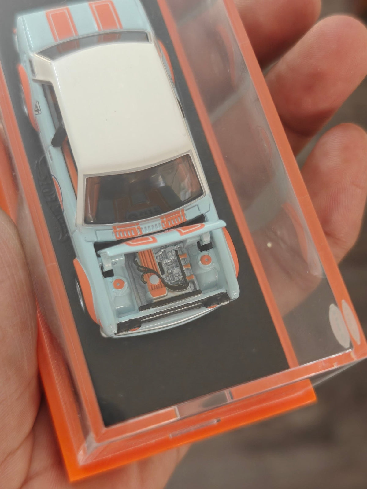 RLC Hot Wheels Datsun 510 Gulf Edition (Blue-Orange) - Kinder Logs