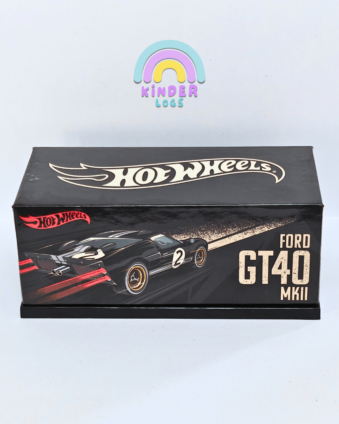 RLC Hot Wheels Ford GT40 MKII (Black) - Kinder Logs India