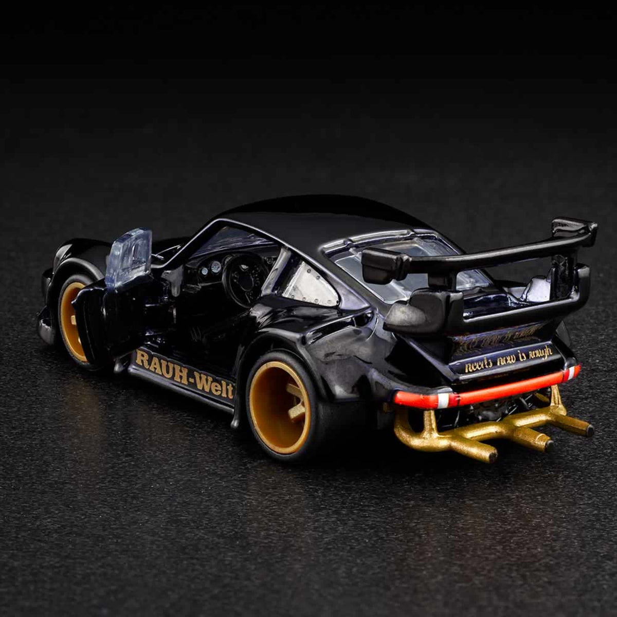 RLC Hot Wheels RWB Porsche 930 (Spectraflame Black) - Kinder Logs
