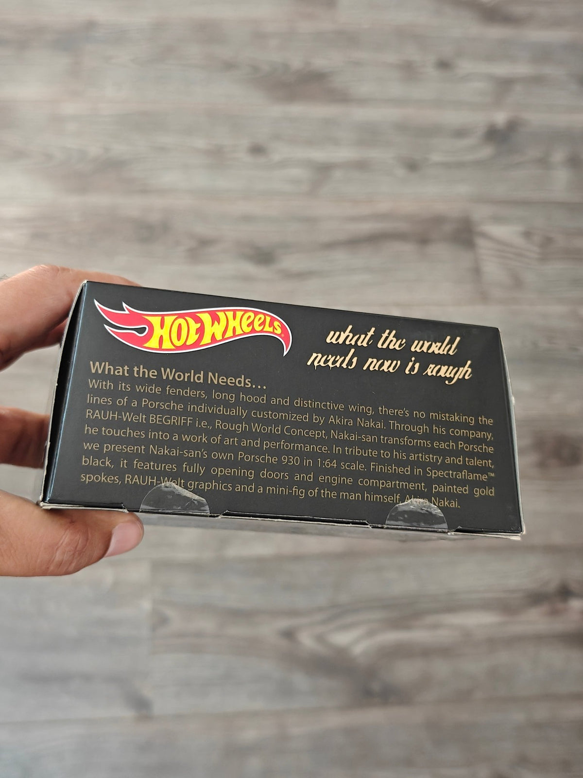 RLC Hot Wheels RWB Porsche 930 (Spectraflame Black) - Kinder Logs