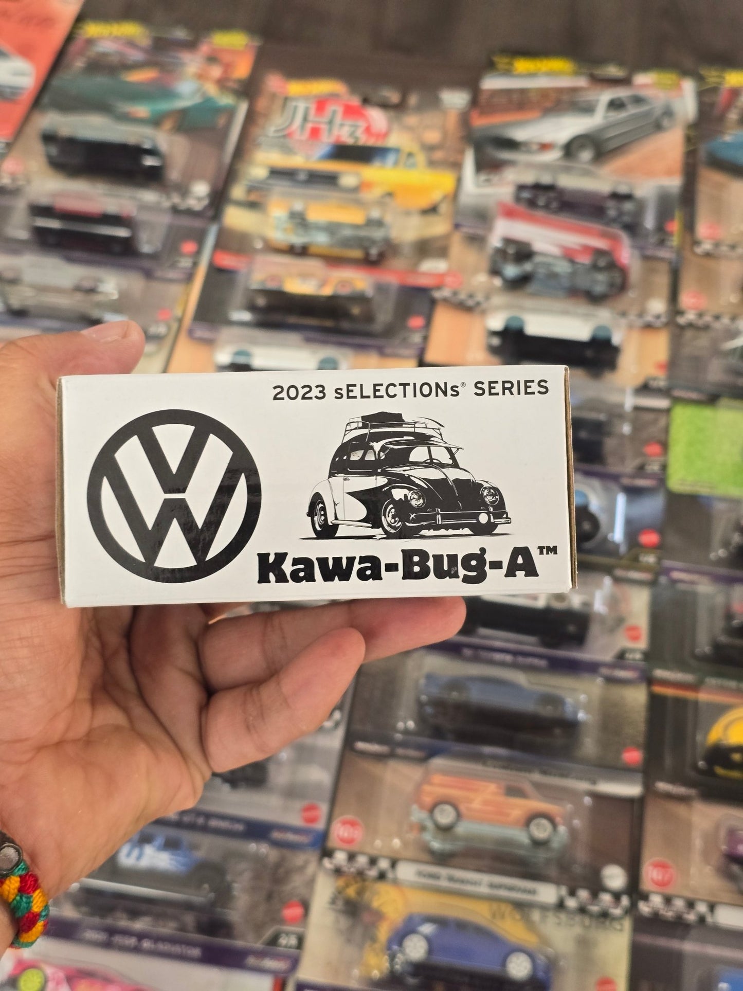 RLC Hot Wheels Volkswagen Kawa - Bug - A (Pink - White) - Kinder Logs