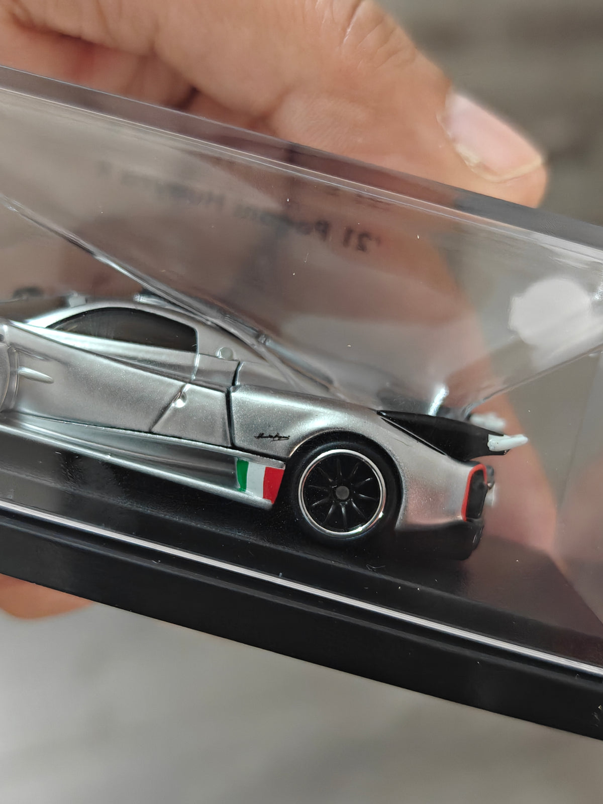 RLC Hot Wheels 2021 Pagani Huayra R (Pearl Silver)