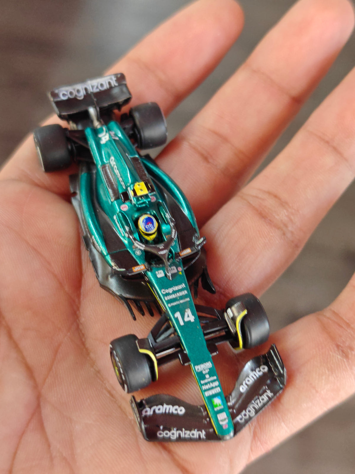 Pop Race Aston Martin ARAMCO AMR23 - PR64-198 (Open Box)