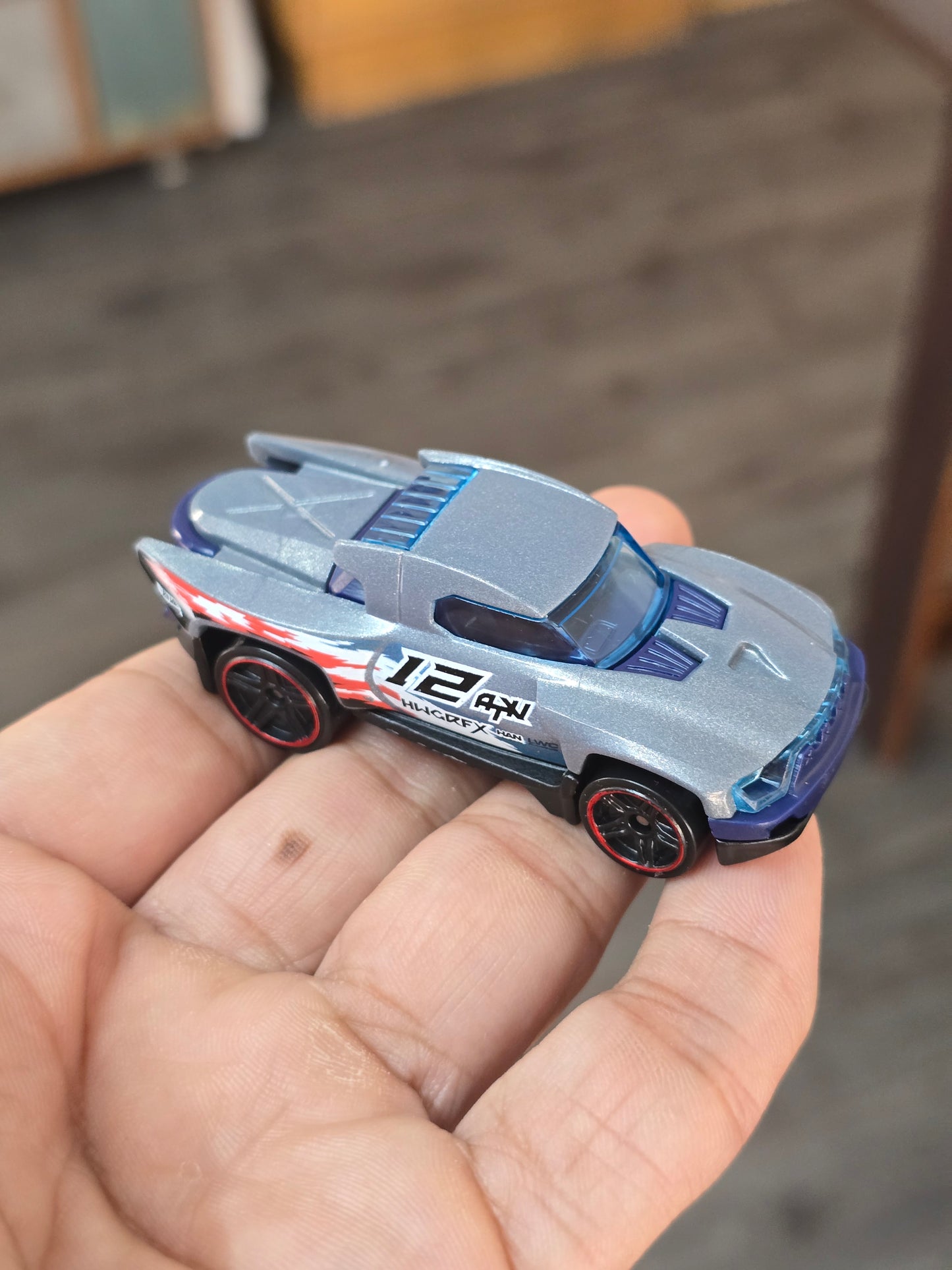 Hot Wheels Terra Tracktyl - Grey (Uncarded - New)