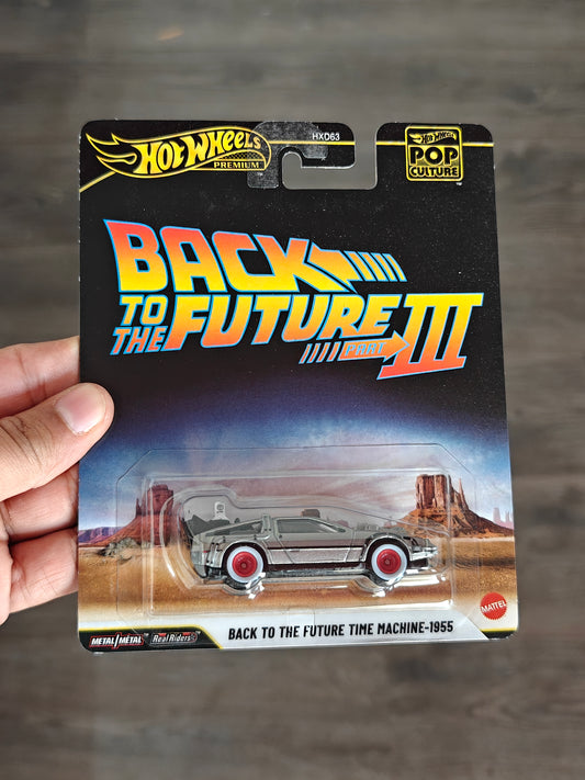 Premium Hot Wheels 'Back To The Future' Time Machine (Imported)