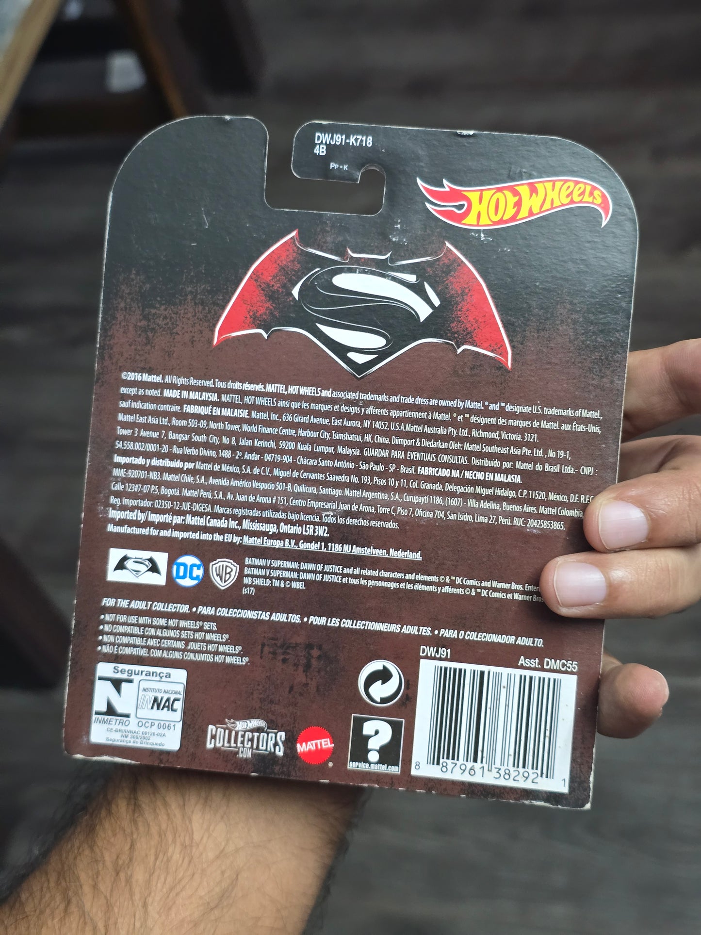 Real Riders Hot Wheels Batmobile (Rare Card)