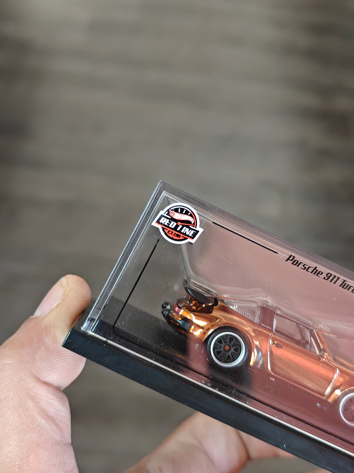 RLC Hot Wheels Porsche 911 Turbo 3.3 Targa - Brown (Damaged Box)