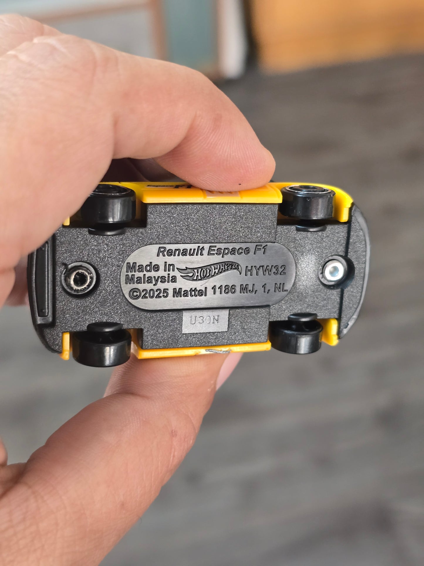 Hot Wheels Renault Espace F1 - Black (Uncarded - New)