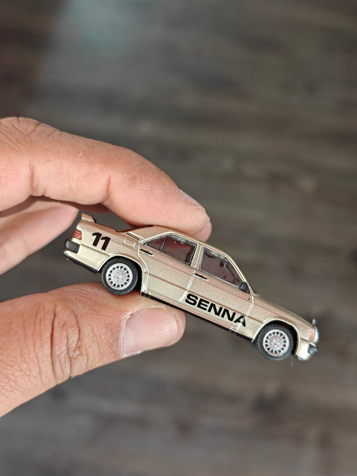 Tarmac Works Mercedes-Benz 190E 2.3-1.6 - Race of Champion 1984 - Ayrton Senna (Open Box)