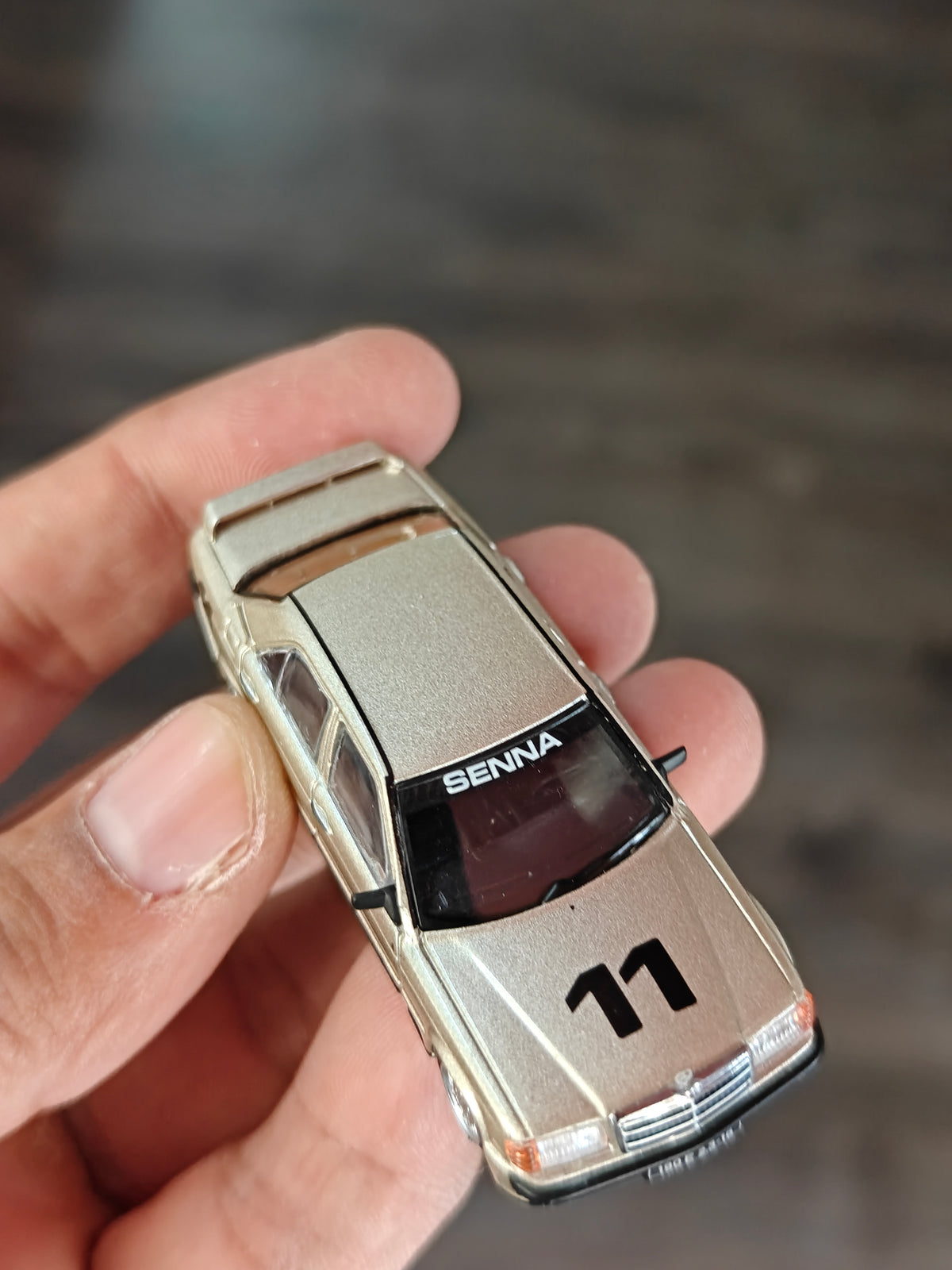 Tarmac Works Mercedes-Benz 190E 2.3-1.6 - Race of Champion 1984 - Ayrton Senna (Open Box)