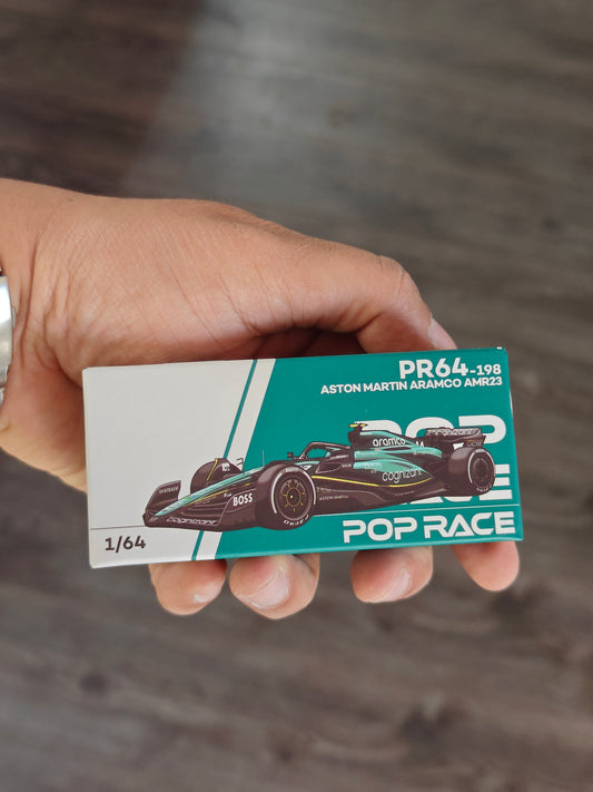 Pop Race Aston Martin ARAMCO AMR23 - PR64-198 (Open Box)