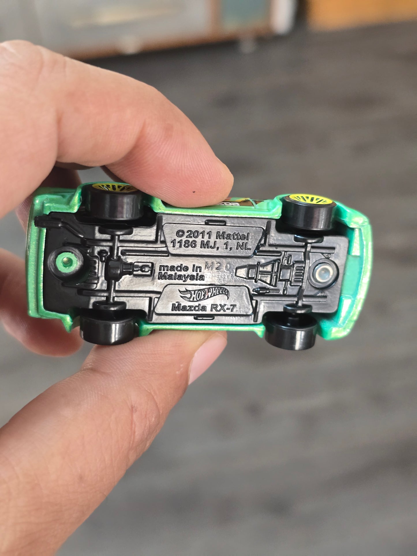 Hot Wheels Mazda RX-7 Koni - Green (Uncarded - New)